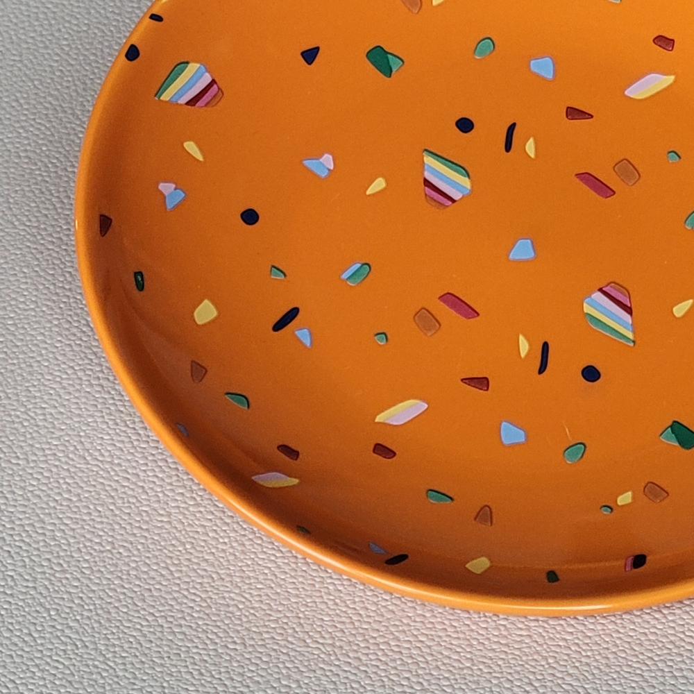 Opalhouse Colorful Confetti Orange Party 6" Plate - Picture 5 of 5